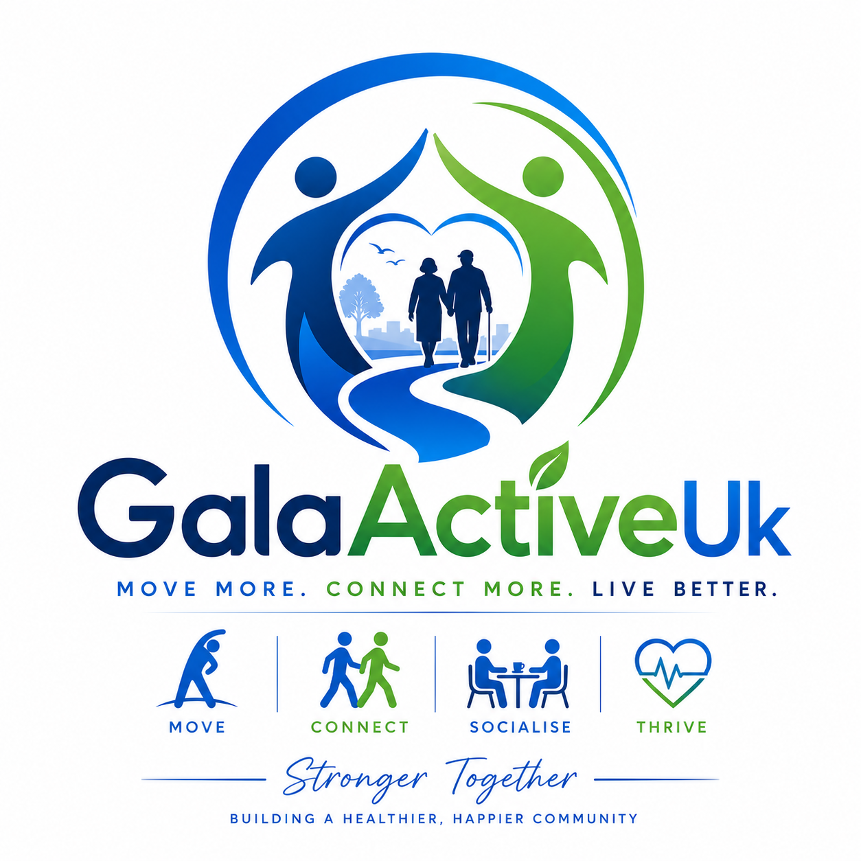 GalaActiveUK logo — Stronger Together